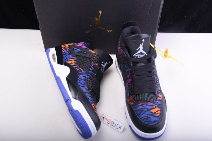 Air Jordan 4 GS Tiger Camo Rush Violet BQ9043-005