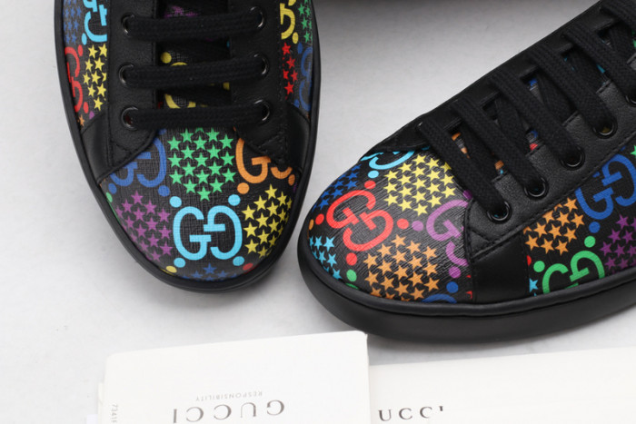 Gu66 Ace Embroidered Low-Top Sneaker 610085 H2020 1110