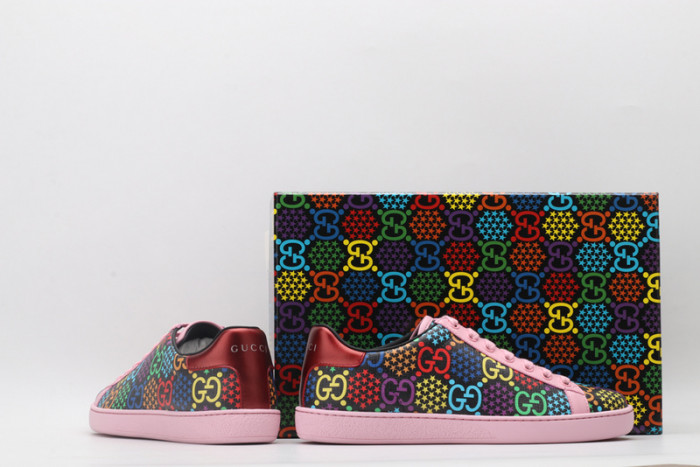 Gu66 Ace Embroidered Low-Top Sneaker 610085 H2020 1115