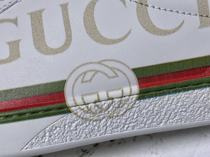 Gu66 Ace Embroidered Low-Top Sneaker white with logo