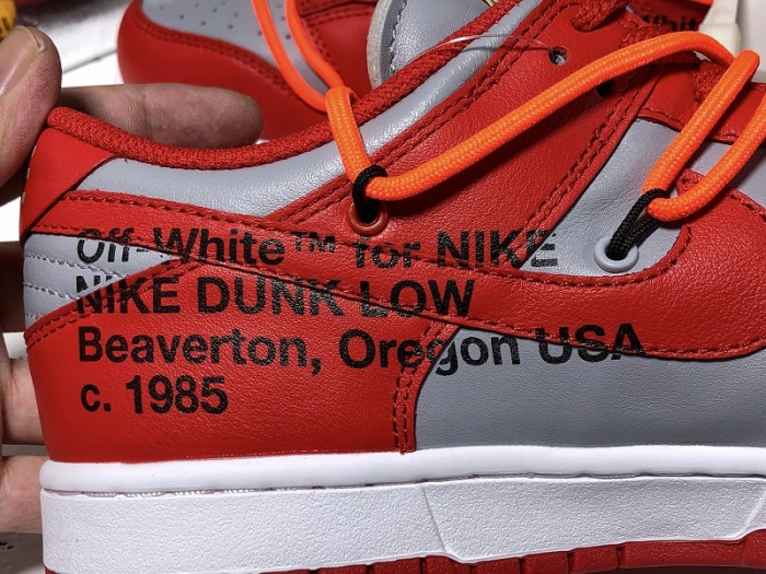 Nike Dunk Low OFW University Red CT0856-600