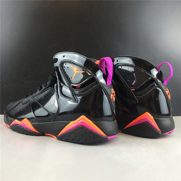 AIR JORDAN 7 RETRO BLACK PATENT 313358-006