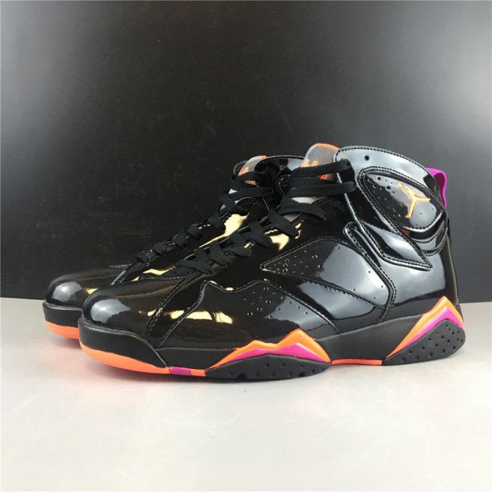 AIR JORDAN 7 RETRO BLACK PATENT 313358-006