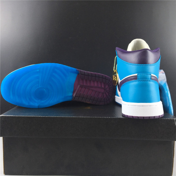 Jordan 1 Mid Hornets 554724-415