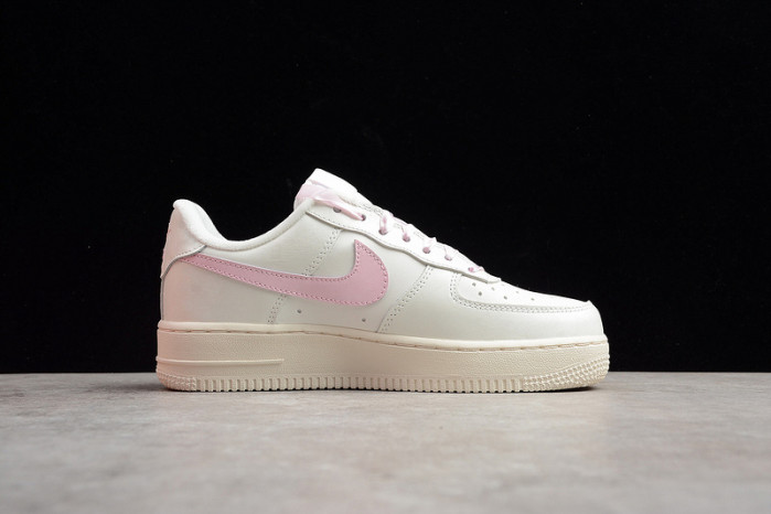 NIKE AIR FORCE ONE 1 LOW SAIL ARTIC PINK SATIN GS WOMENS 314219-130