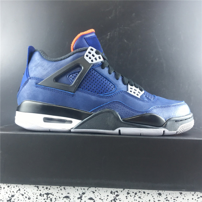 Air Jordan 4 WNTR Loyal Blue Habanero Red Black CQ9597-401