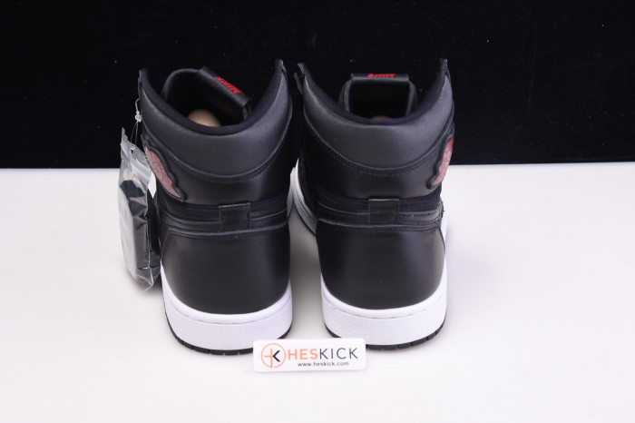 Air Jordan 1 Black Satin Gym Red 555088-060