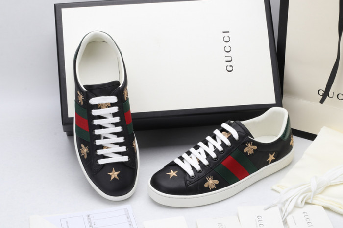 Gu66 Ace Embroidered Low-Top Sneaker 386750 A38F0 1079