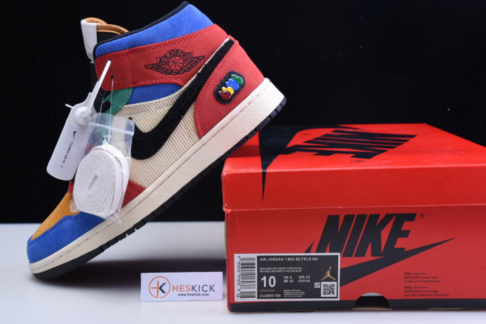 Jordan 1 Mid SE Fearless Blue the Great CU2805-100