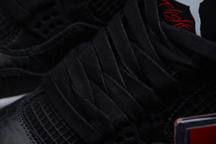 AIR JORDAN 4 RETRO BLACK LASER CI1184-001