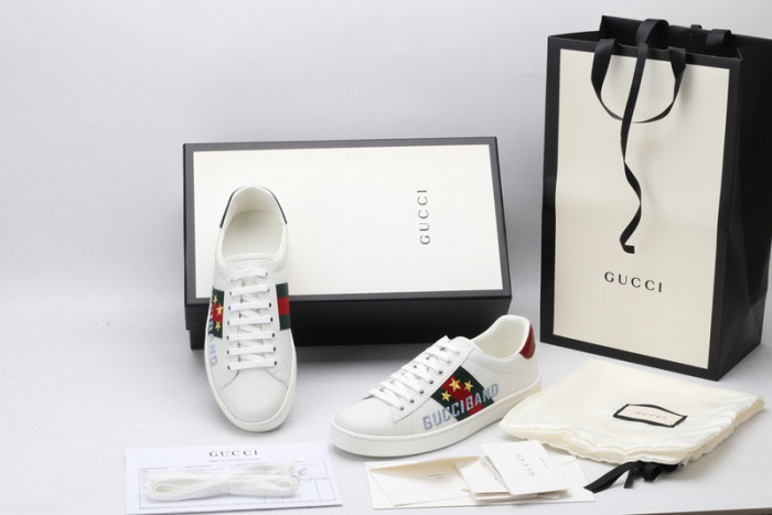 Gu66 Ace Embroidered Low-Top Sneaker 603693 0FI10 9069