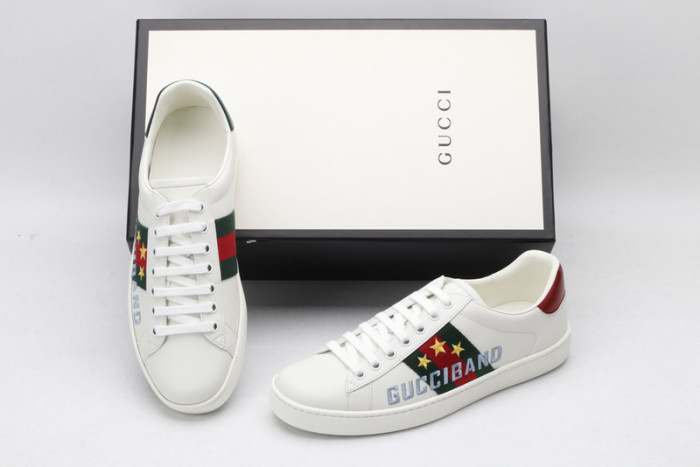 Gu66 Ace Embroidered Low-Top Sneaker 603693 0FI10 9069