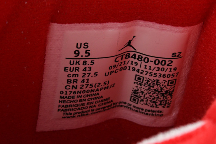 OFW Air Jordan 5 White Fire Red CT8480-002