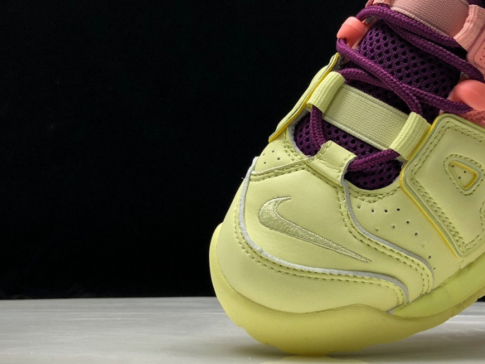 NIKE WMNS AIR MORE UPTEMPO CITRON/PINK/BRIGHT PURPLE-NIGHT GRAPE STYLE AV8237-800