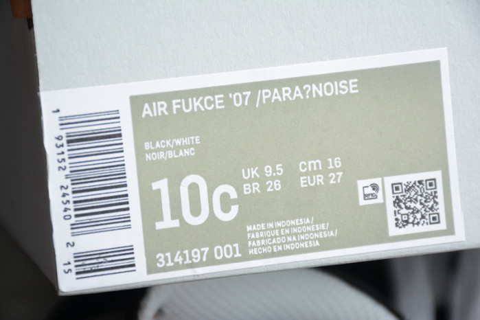 Kids Air Force 1 Low G-Dragon Peaceminusone Para-Noise 314197-001