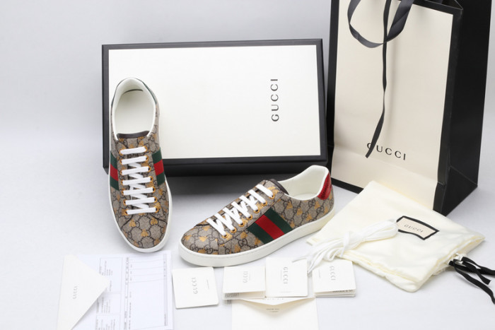 Gu66 Ace Embroidered Low-Top Sneaker 548950 9N020 8465