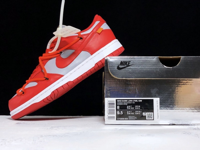 Nike Dunk Low OFW University Red CT0856-600
