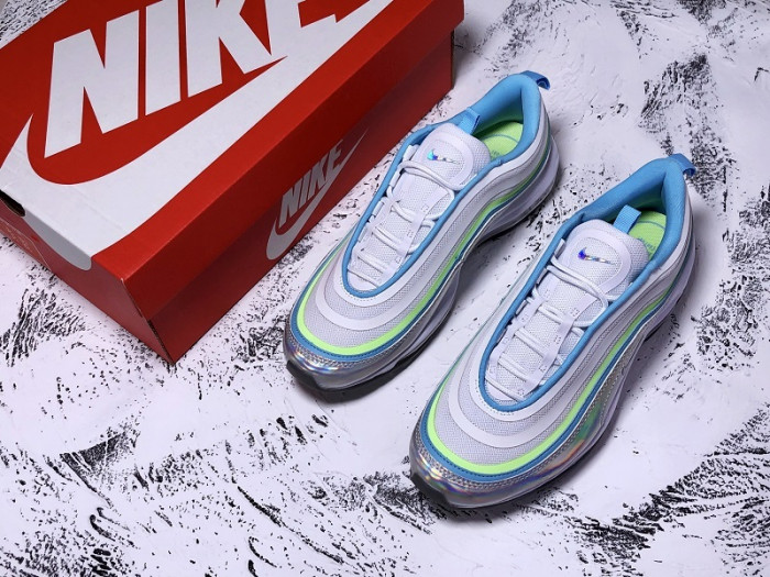 Air Max 97 UL 17 SE White Hologram Blue Women Running BV6670-101