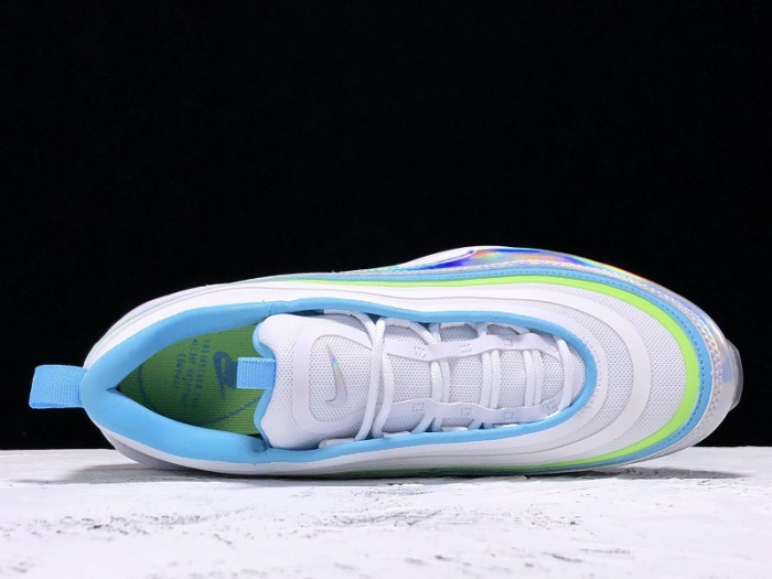 Air Max 97 UL 17 SE White Hologram Blue Women Running BV6670-101