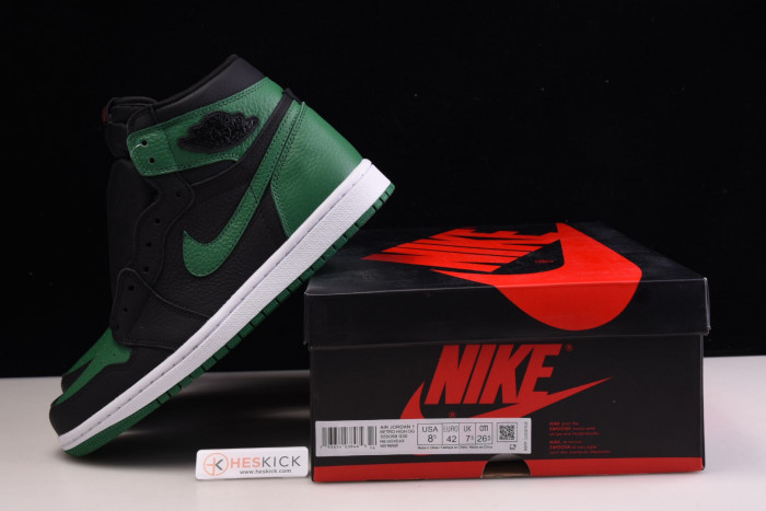 Jordan 1 Retro High Pine Green Black 555088-030