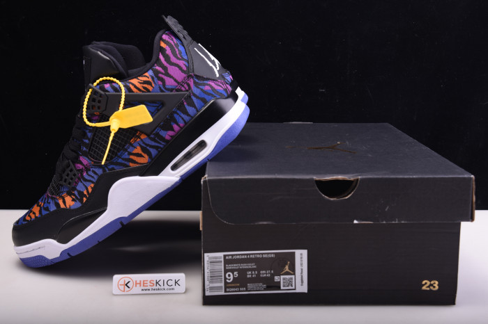Air Jordan 4 GS Tiger Camo Rush Violet BQ9043-005