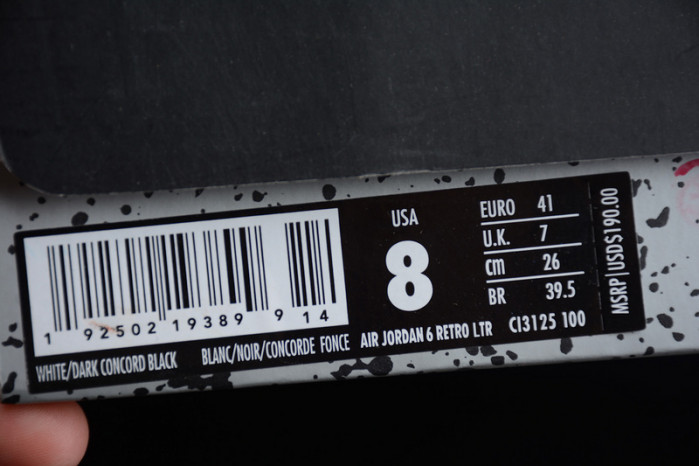 Jordan 6 Retro Flight Nostalgia CI3125-100