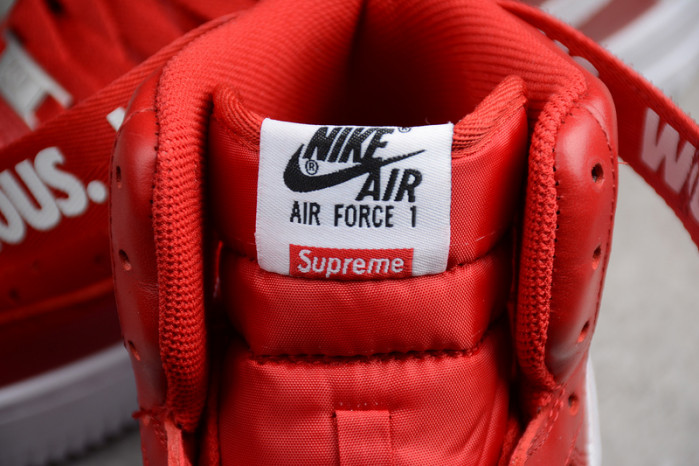 S*p*e nike air force 1 high S*p*e sp red 698696-610