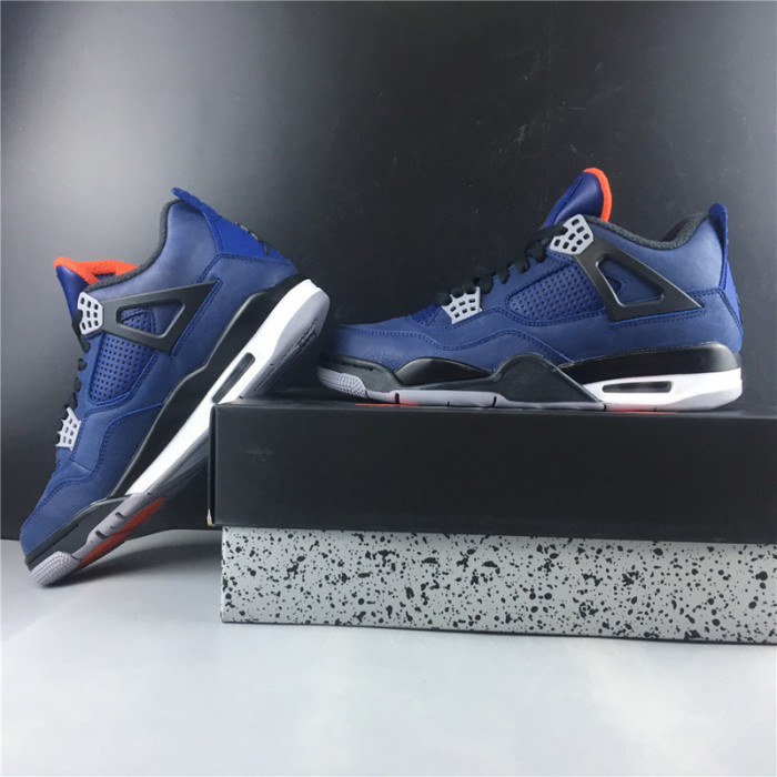 Air Jordan 4 WNTR Loyal Blue Habanero Red Black CQ9597-401