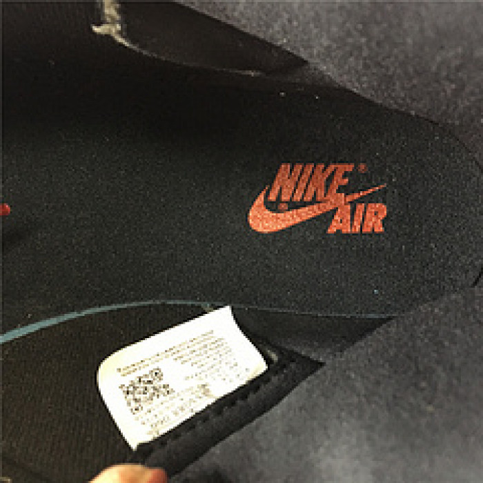 Air Jordan 1 Black Satin Gym Red 555088-060