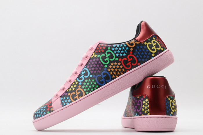 Gu66 Ace Embroidered Low-Top Sneaker 610085 H2020 1115