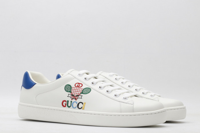 Gu66 Ace Embroidered Low-Top Sneaker 603696 AY070 9096