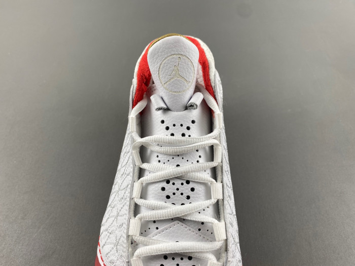 Jordan 23 White Varsity Red Men