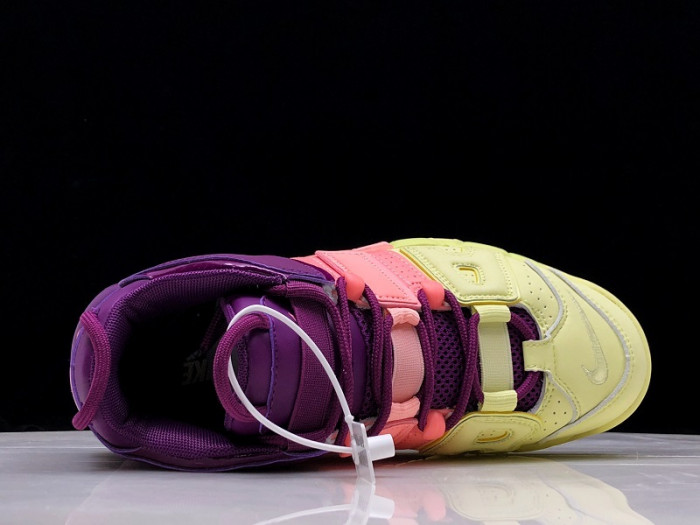 NIKE WMNS AIR MORE UPTEMPO CITRON/PINK/BRIGHT PURPLE-NIGHT GRAPE STYLE AV8237-800