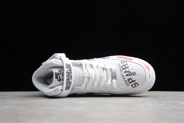 S*p*e x nba x air force 1 mid 07 white aq8017-100