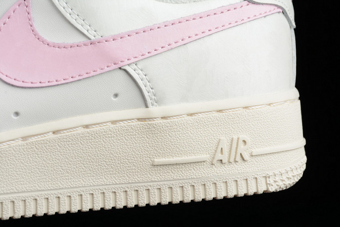 NIKE AIR FORCE ONE 1 LOW SAIL ARTIC PINK SATIN GS WOMENS 314219-130