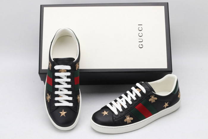Gu66 Ace Embroidered Low-Top Sneaker 386750 A38F0 1079