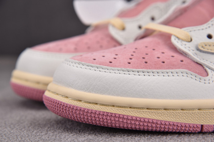 AIR JORDAN 1 LOW TRAVIS SCOTT SHY PINK POUR DM7866-600