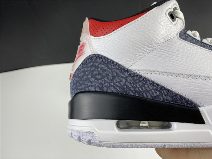 Air Jordan 3 Retro SE Fire Red Denim (2020) JAPAN VERSION CZ6431 100