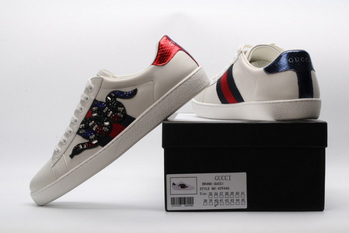 Gu66 Ace Embroidered Low-Top Sneaker