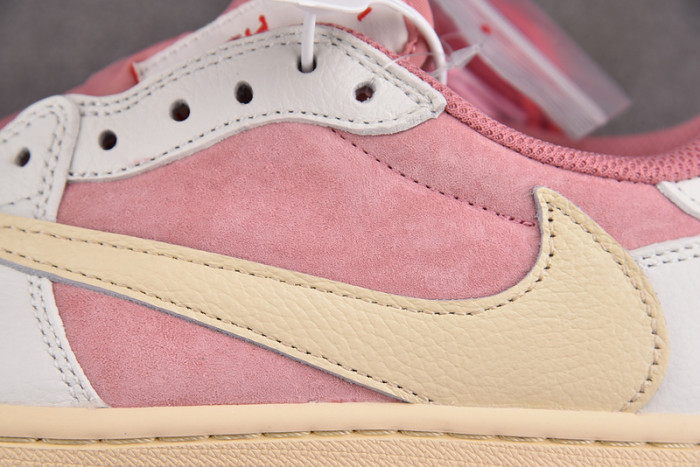 AIR JORDAN 1 LOW TRAVIS SCOTT SHY PINK POUR DM7866-600