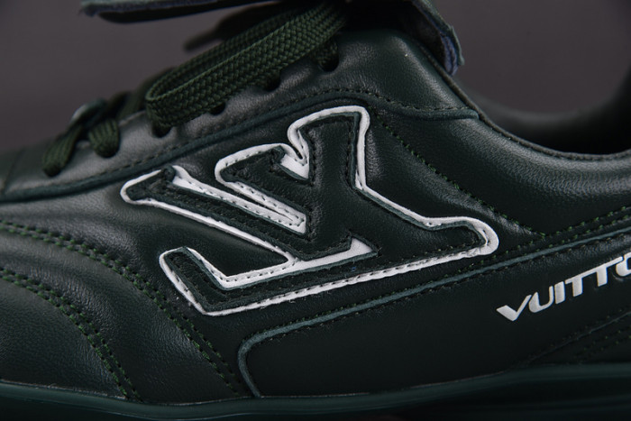 Lou1su1tt Footprint Soccer Green White