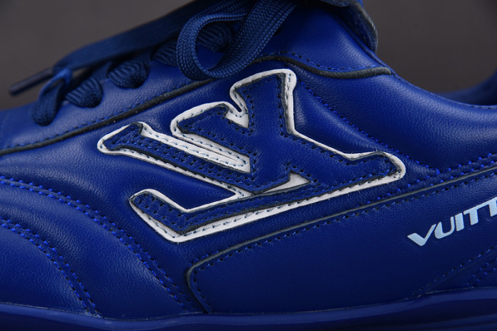 Lou1su1tt Footprint Soccer Blue White