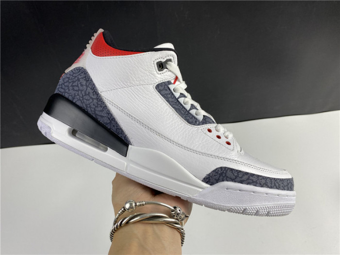 Air Jordan 3 Retro SE Fire Red Denim (2020) JAPAN VERSION CZ6431 100
