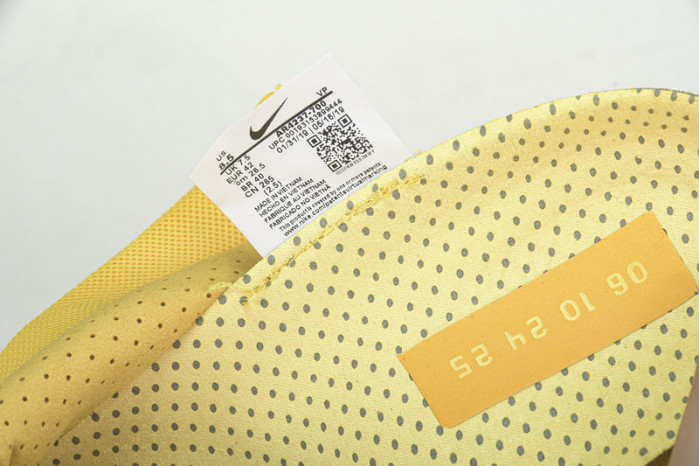 NIKE Air Fear Of God 1 Yellow AR4237-700