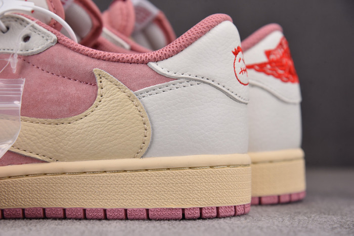 AIR JORDAN 1 LOW TRAVIS SCOTT SHY PINK POUR DM7866-600