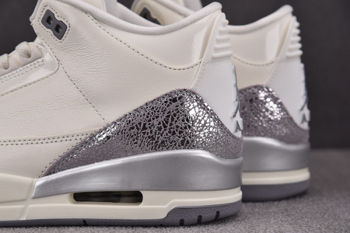 Air Jordan 3 Retro Sail Cement Grey (Women