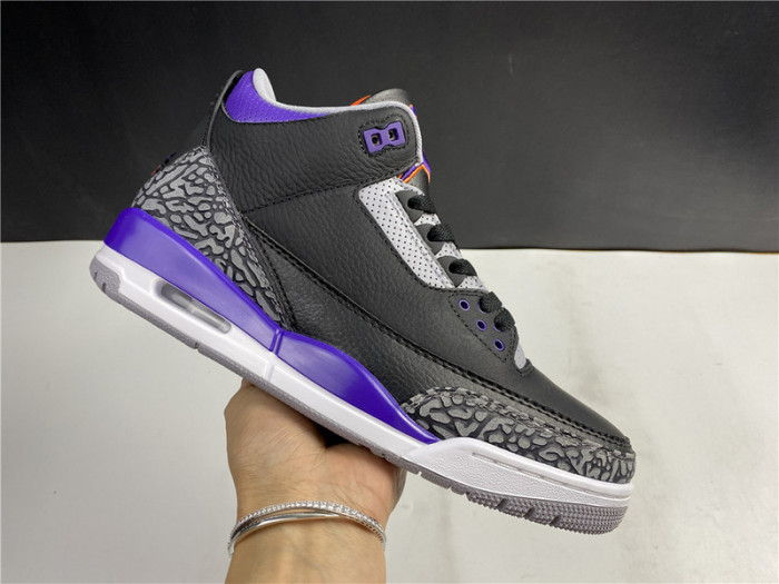 Air Jordan 3 Retro Black Court Purple CT8532-050