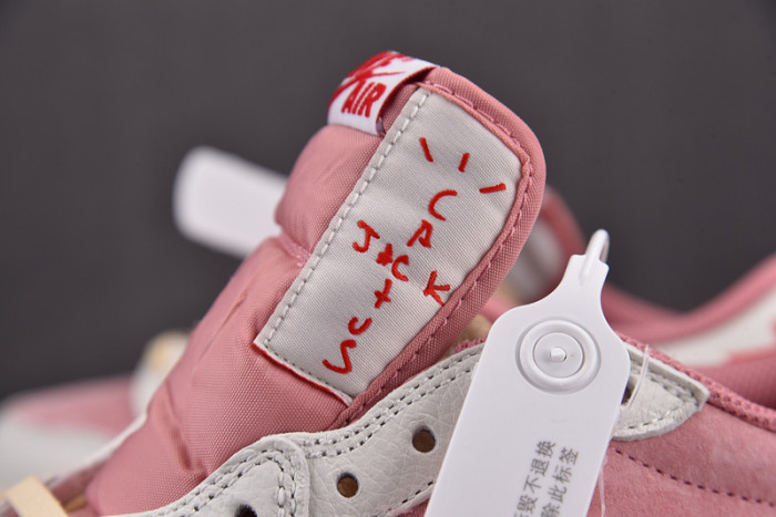 AIR JORDAN 1 LOW TRAVIS SCOTT SHY PINK POUR DM7866-600