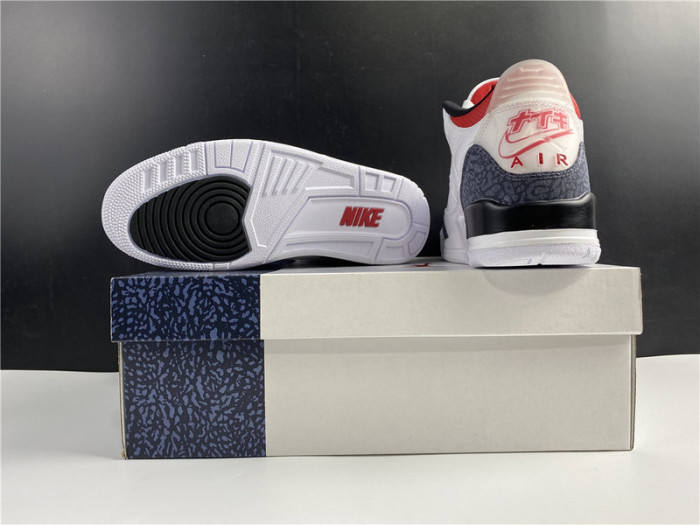 Air Jordan 3 Retro SE Fire Red Denim (2020) JAPAN VERSION CZ6431 100