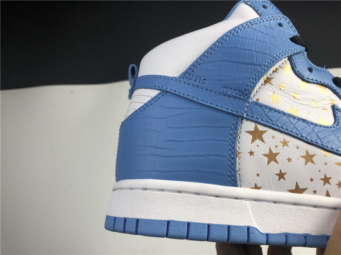nike dunk high pro sb S*p*e blue stars 307385-141